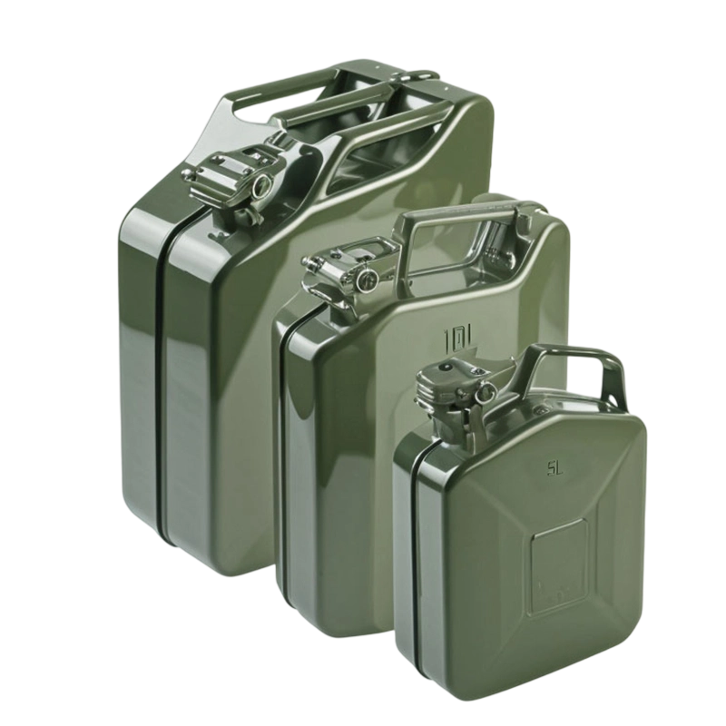 Klasyczny metalowy Jerry Can o pojemności 5L/10L/20L