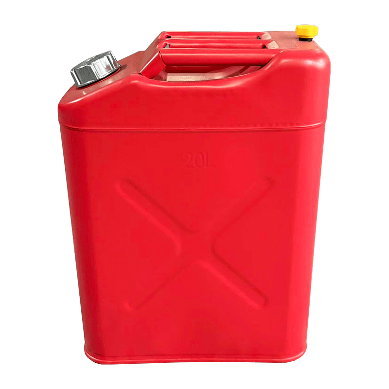 Beczka na olej o pojemności 10 l/20 l, matowa, czerwona, z aluminiową nakrętką Beczka na olej o pojemności 10 l/20 l, matowa, czerwona, z aluminiową nakrętką